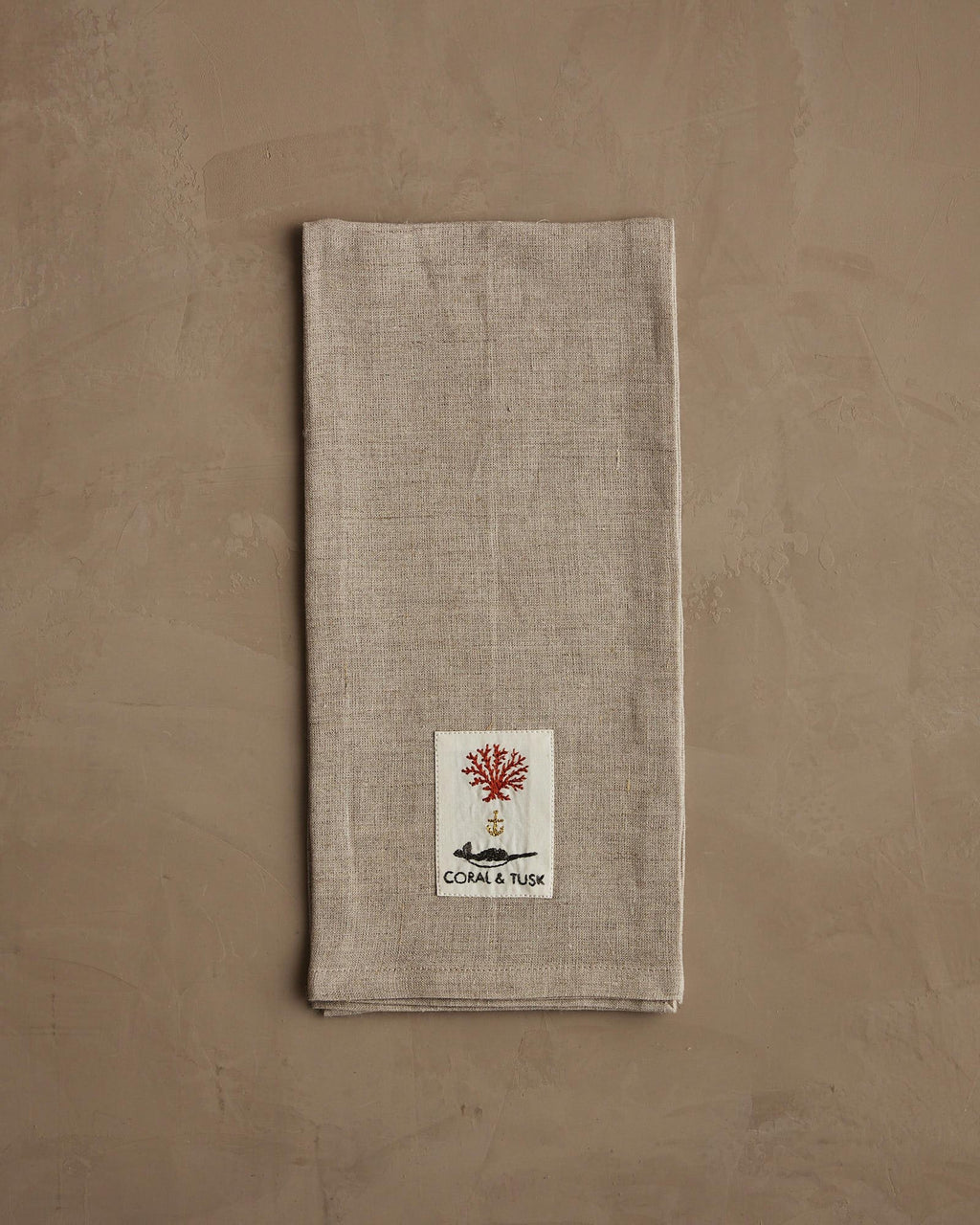 Chipmunks with Pinecone Tea Towel