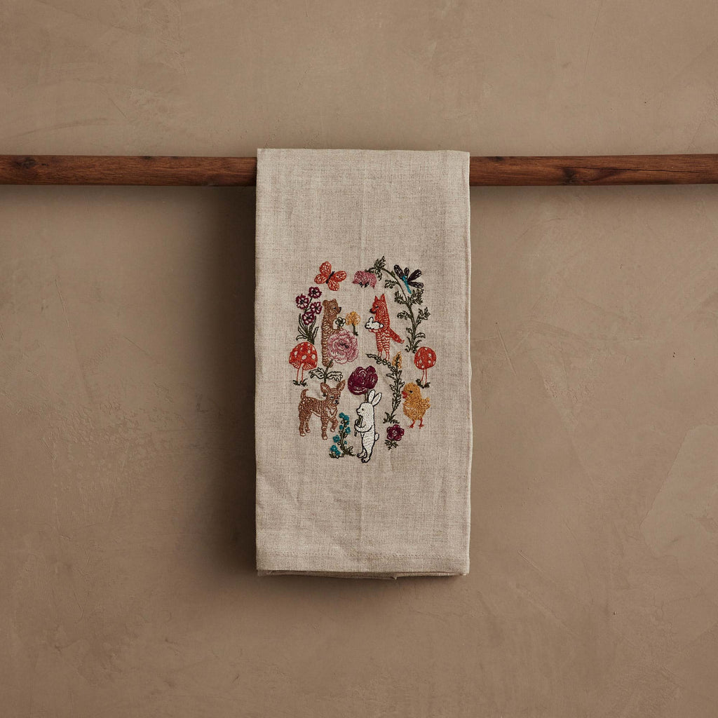 Secret Garden Tea Towel