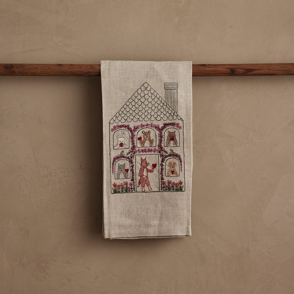 Home is Where the Heart is Tea Towel