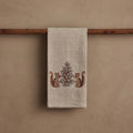 Chipmunks with Pinecone Tea Towel