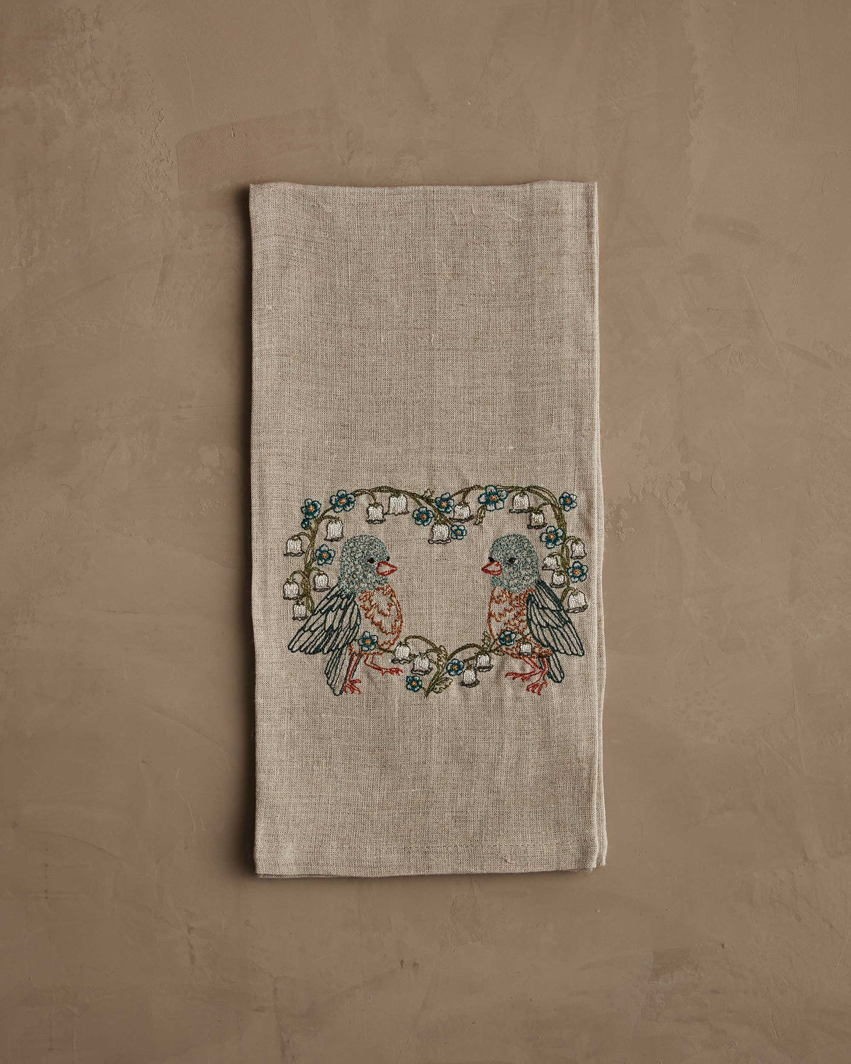 Lily Love Birds Tea Towel