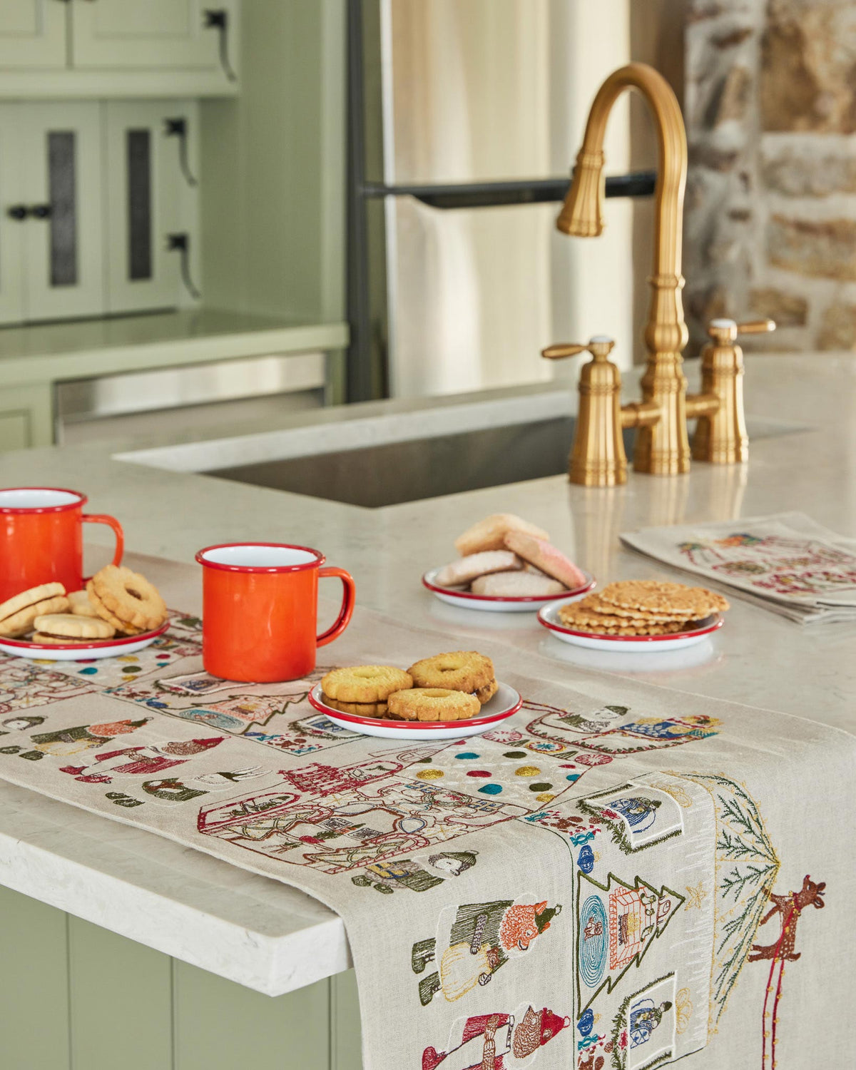 Toy Workshop Tea Towel